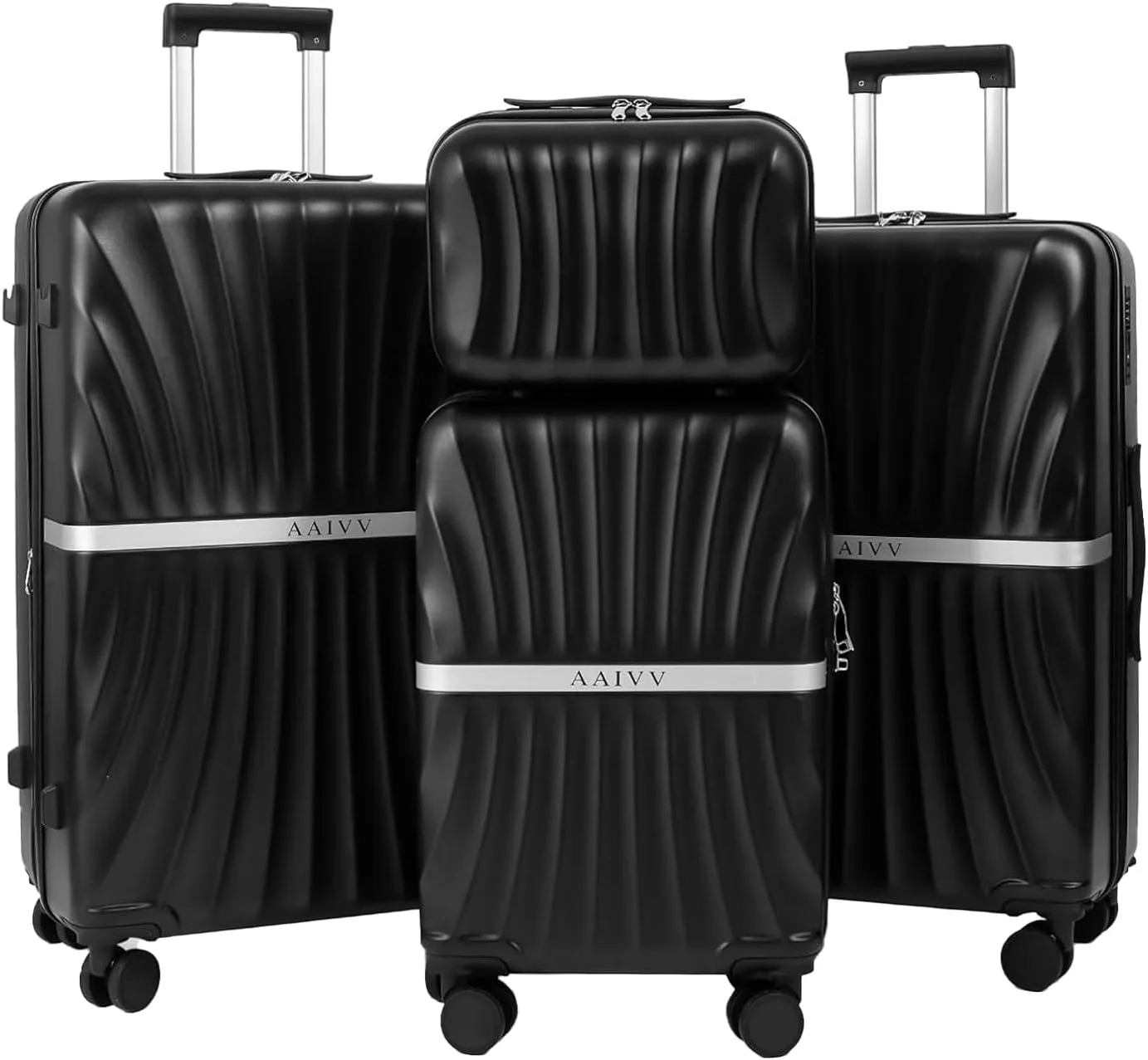 4-piece expandable luggage set — image 2